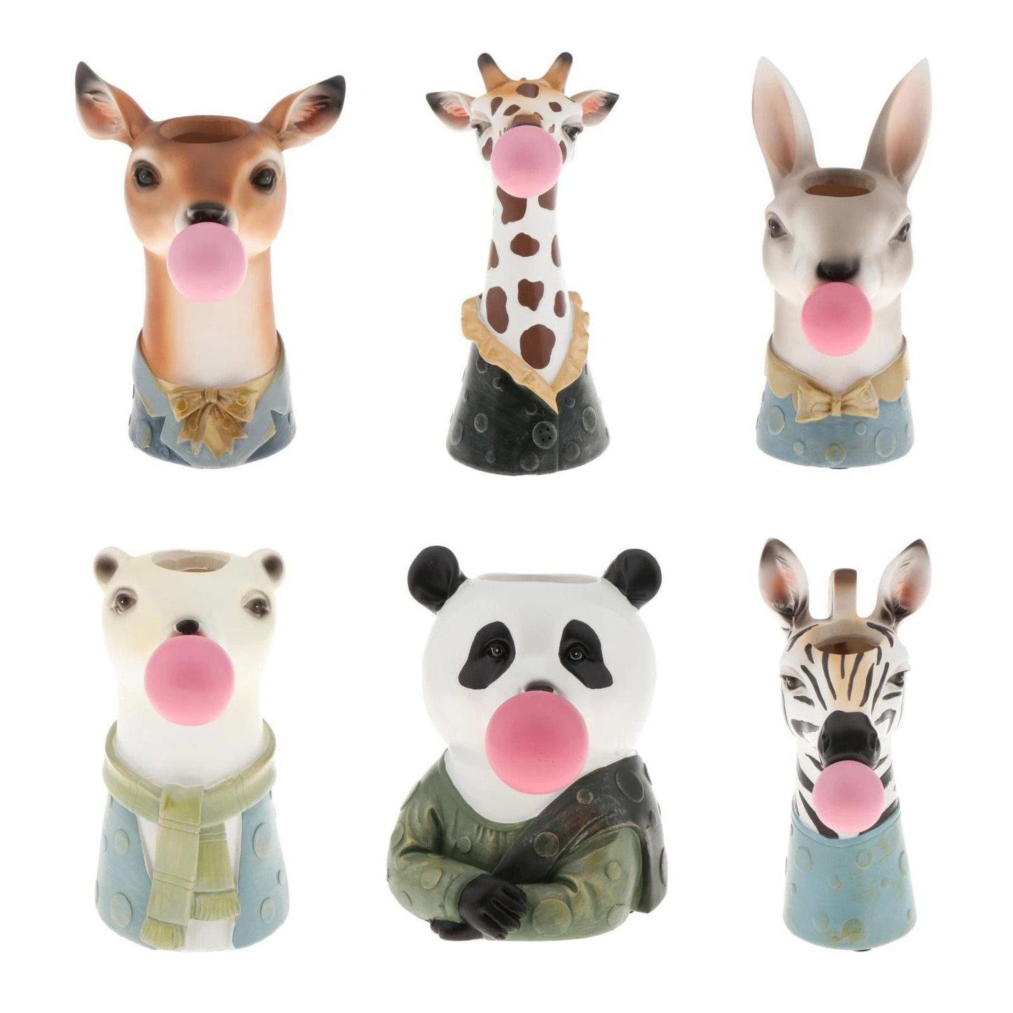 Frendorf | BubbleBeast Tierische Deko-Vase | Kreative Blumenvase mit Charakter
