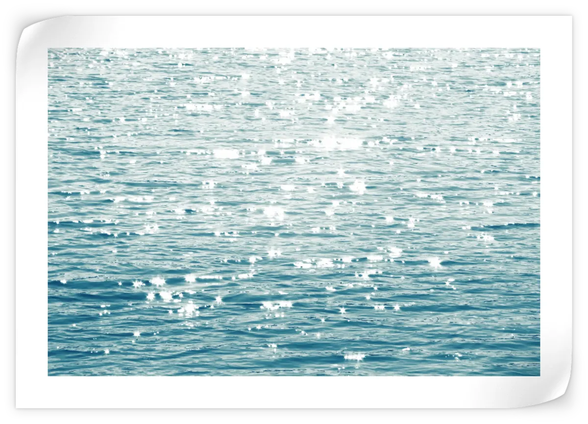 Frendorf | Sonnige Meer Aqua Wandkunst