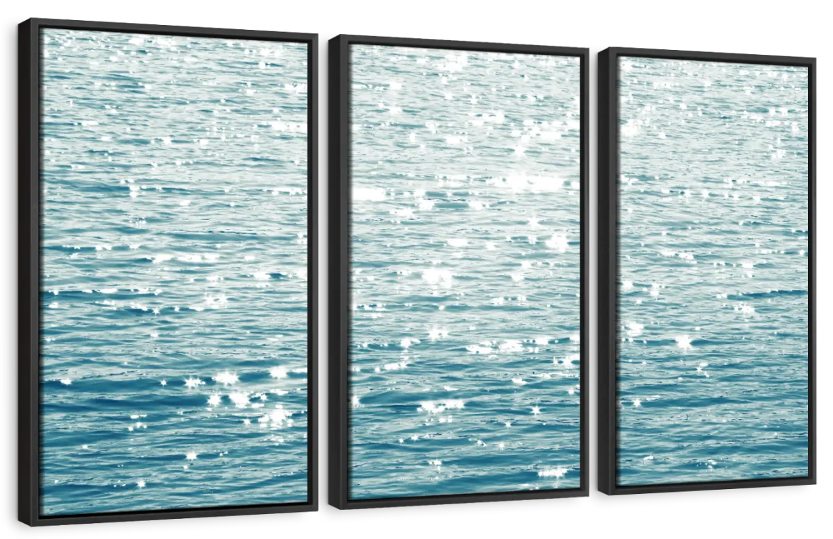 Frendorf | Sonnige Meer Aqua Wandkunst