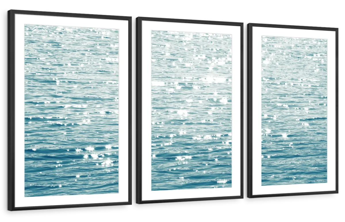 Frendorf | Sonnige Meer Aqua Wandkunst