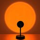 l Stilvolle Retro Tischlampe mit Sonnenuntergangs