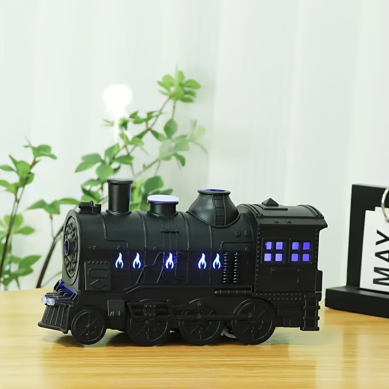 Train ätherischer Öldiffusor - 300ml kühler Nebel Luftbefeuchter mit LED-Leuchten, 2 Sprühmodi, automatischer Abschaltfunktion