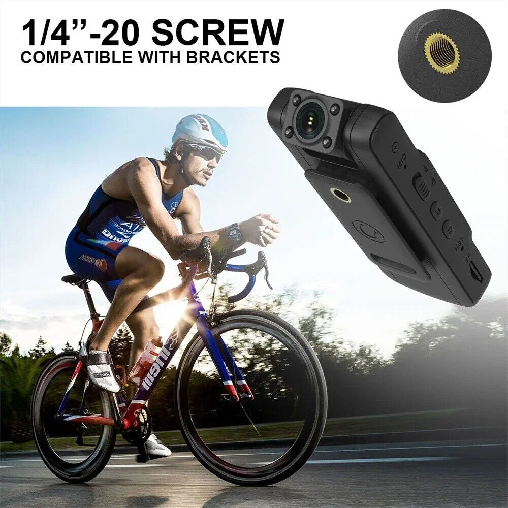 Frendorf | 1080P Mini Polizeikamera mit HD-Video und IR-Nachtsicht 20 Stunden