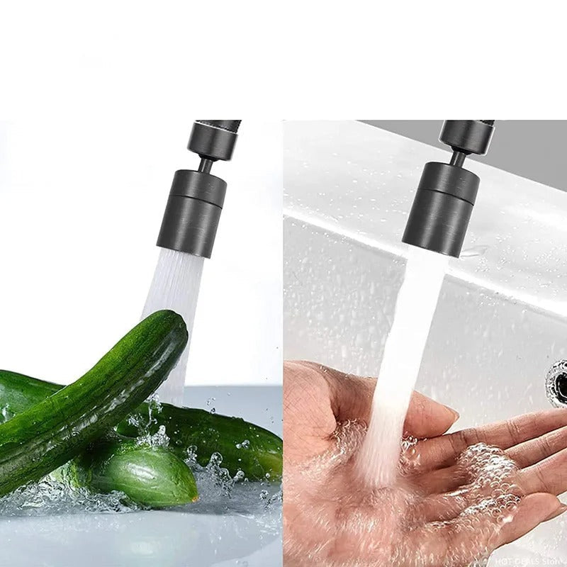 Frendorf | AquaTwist 360° drehbarer Wasserhahnkopf – verstellbarer Wasserstrahl