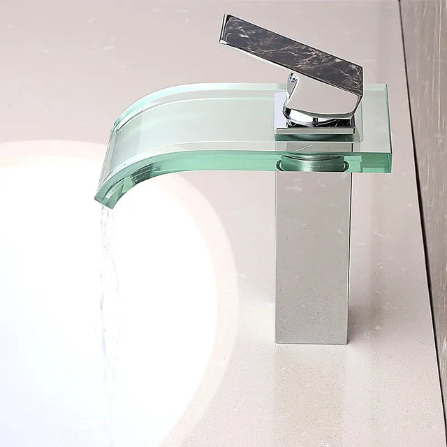 Frendorf | StreamFlow - Eleganter Wasserhahn mit Wasserfall für luxuriöse Badezimmer