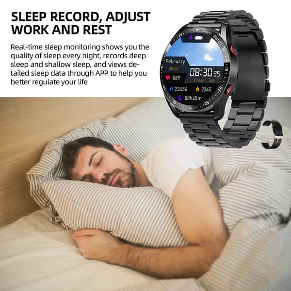 Frendorf | Multifunktionale Bluetooth Talk Casual Smartwatch Für Männer/Frauen