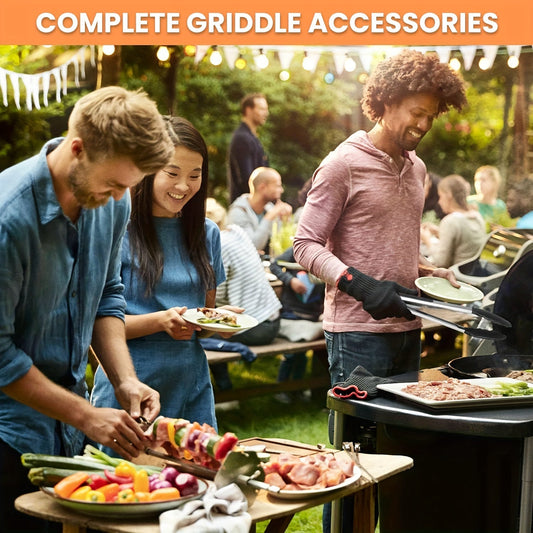 Frendorf | 20-teiliges Edelstahl BBQ Grillwerkzeugset – Alles, was Sie für das perfekte Barbecue benötigen