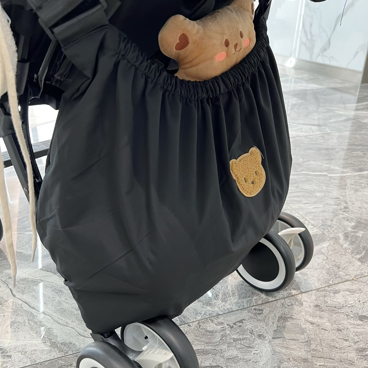 Frendorf | Kinderwagen-Organizer mit großer Tasche – Praktische Aufbewahrung unterwegs
