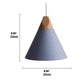 Minimalistische Holz Pendelleuchte | NordicLight
