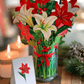 Kunstoff Pop-up Blume | Inkl. Gratis Geschenkkarten - Faire