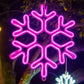 Frendorf | SnowGlow LED Schneeflockenbeleuchtung – Magisches Glühen für eine bezaubernde Atmosphäre