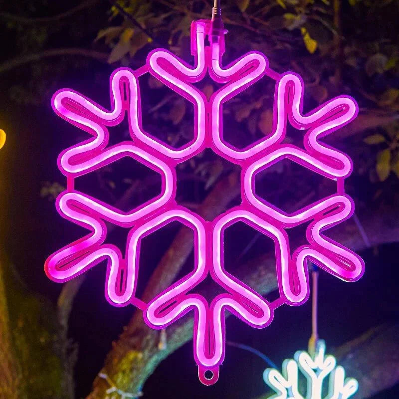 Frendorf | SnowGlow LED Schneeflockenbeleuchtung – Magisches Glühen für eine bezaubernde Atmosphäre