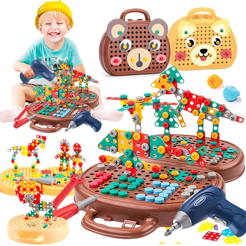 Frendorf | EduPlay Montessori Werkzeugsatz | Magische Montessori-Spielbox | Lernspielzeug für Kinder | Kreativität & Motorik