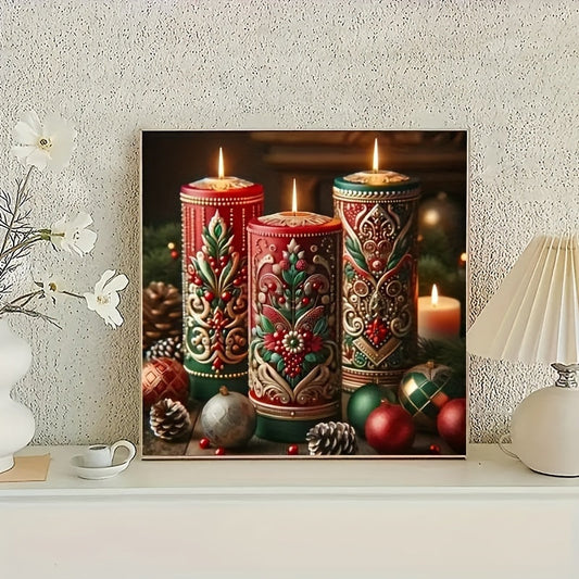 Frendorf | Rustikale WeihnachtskaminKerze