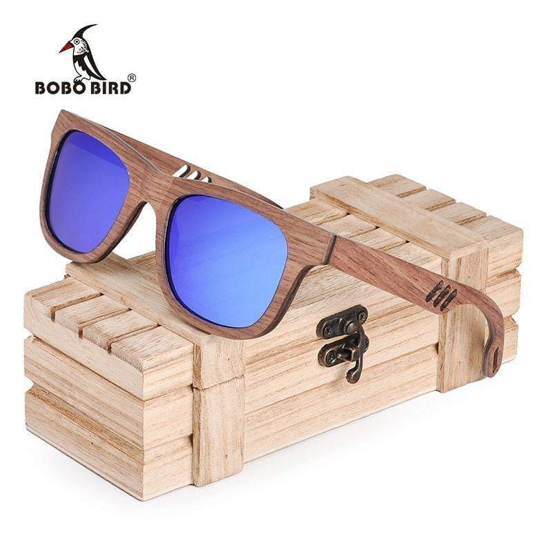 Frendorf | BOBO BIRD Vintage Holzhaltbare Polarisierte Sonnenbrille