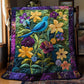 Schöner Vogel im Garten Quilt