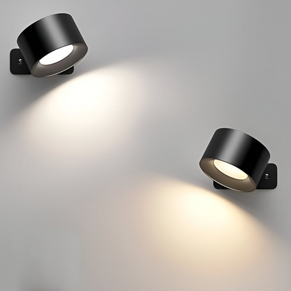 Spotlight Kabellose Wandlampe - 360° Rotation, Dimmbar, Wiederaufladbare Wandlicht