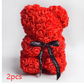 Frendorf | Valentinstag Geschenk Rose Bär Ewige Blume Rose Teddybär PE Schaum Bär 25cm Valentinstag