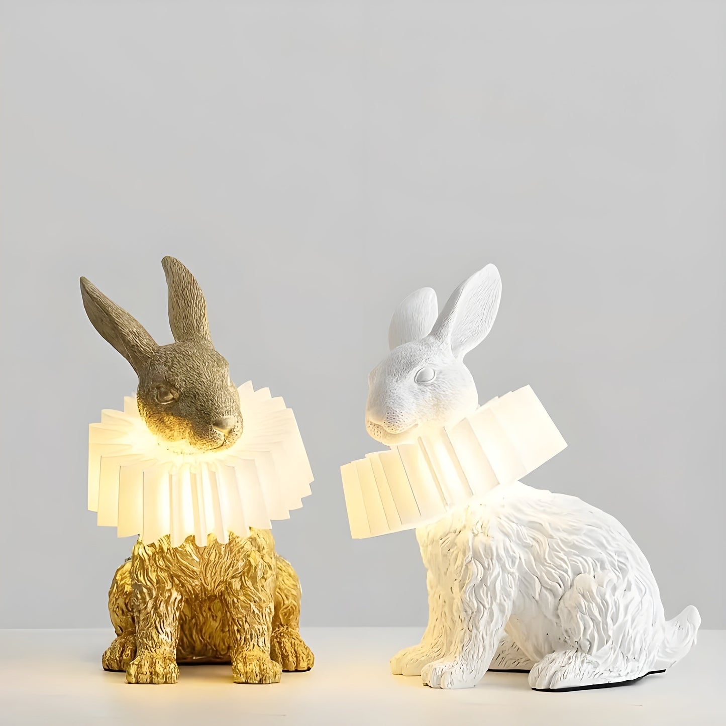 Frendorf | LumiBun – Art Deco inspirierte Kaninformierte Tischlampe