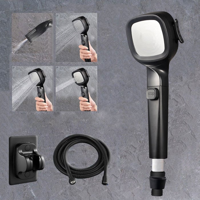 Frendorf |  MultiShower – 4 Strahlarten mit Filter, Schlauch & Wandhalterung