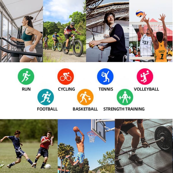 Frendorf | Multifunktionale Bluetooth Talk Casual Smartwatch Für Männer/Frauen