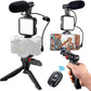 Frendorf | Professionelles Videomikrofon-Set mit Stativ und LED-Videoleuchte