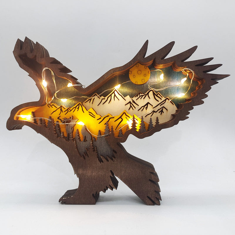 Frendorf | 3D Kreative Holz Tier Schnitzerei Handwerk Geschenk