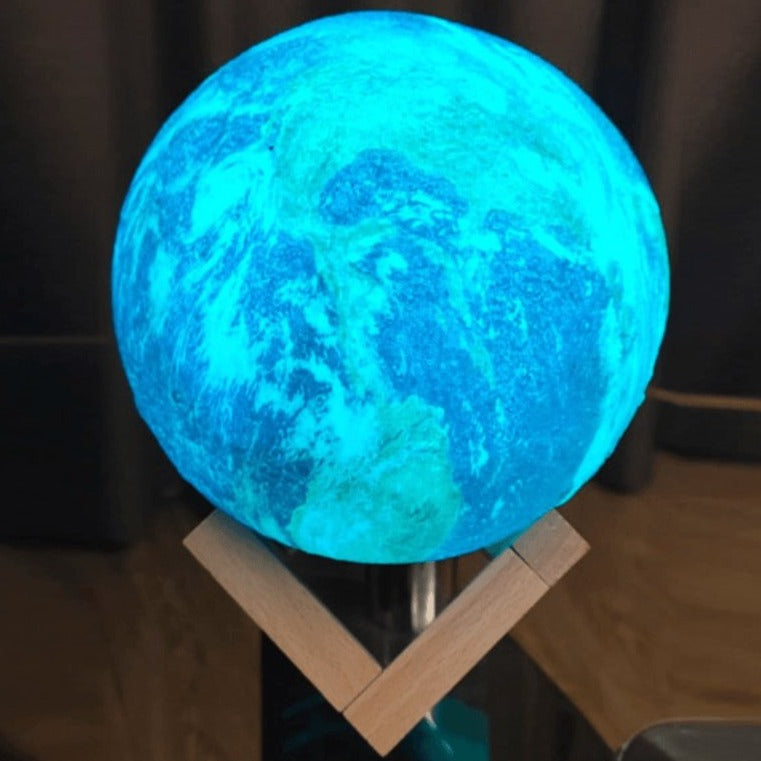 Lampe - EarthGlow - Planetarisches Design - Beruhigende Atmosphäre