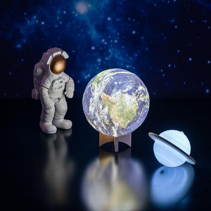 Lampe – EarthGlow – Planetendesign – beruhigende Atmosphäre