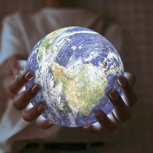 Lampe - EarthGlow - Planetarisches Design - Beruhigende Atmosphäre