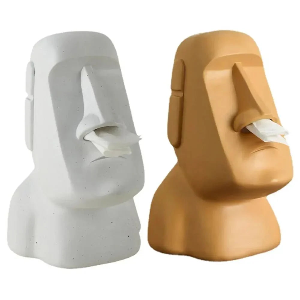 Taschentuchbox im Osterinsel-Statuen-Design
