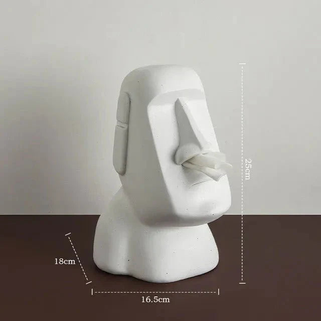 Taschentuchbox im Osterinsel-Statuen-Design