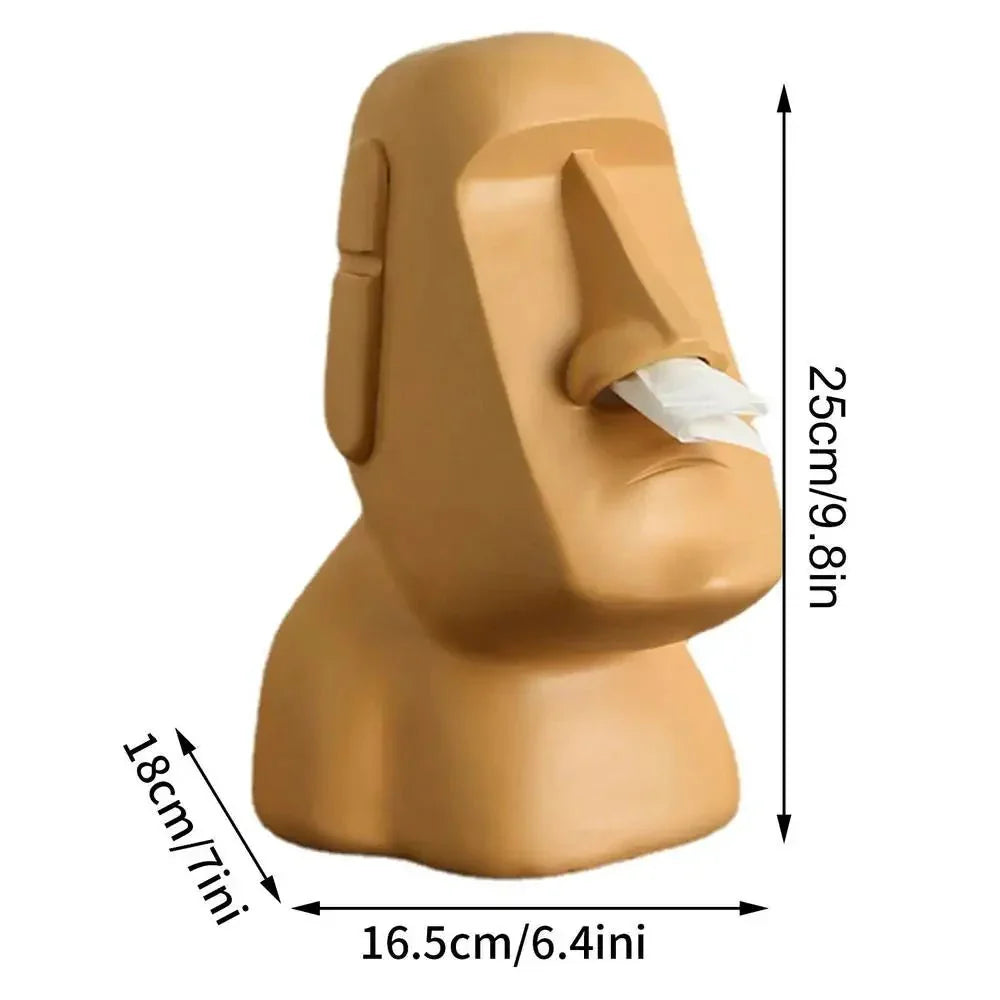 Taschentuchbox im Osterinsel-Statuen-Design