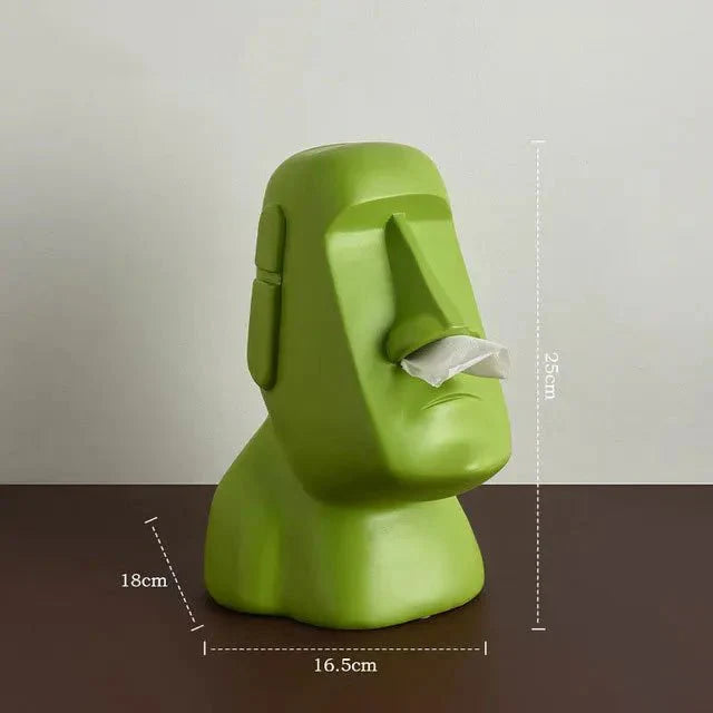Taschentuchbox im Osterinsel-Statuen-Design