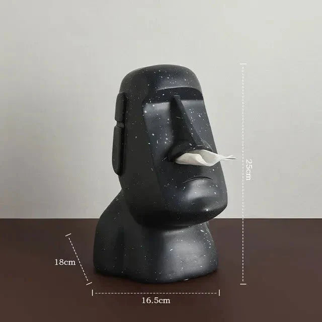 Taschentuchbox im Osterinsel-Statuen-Design