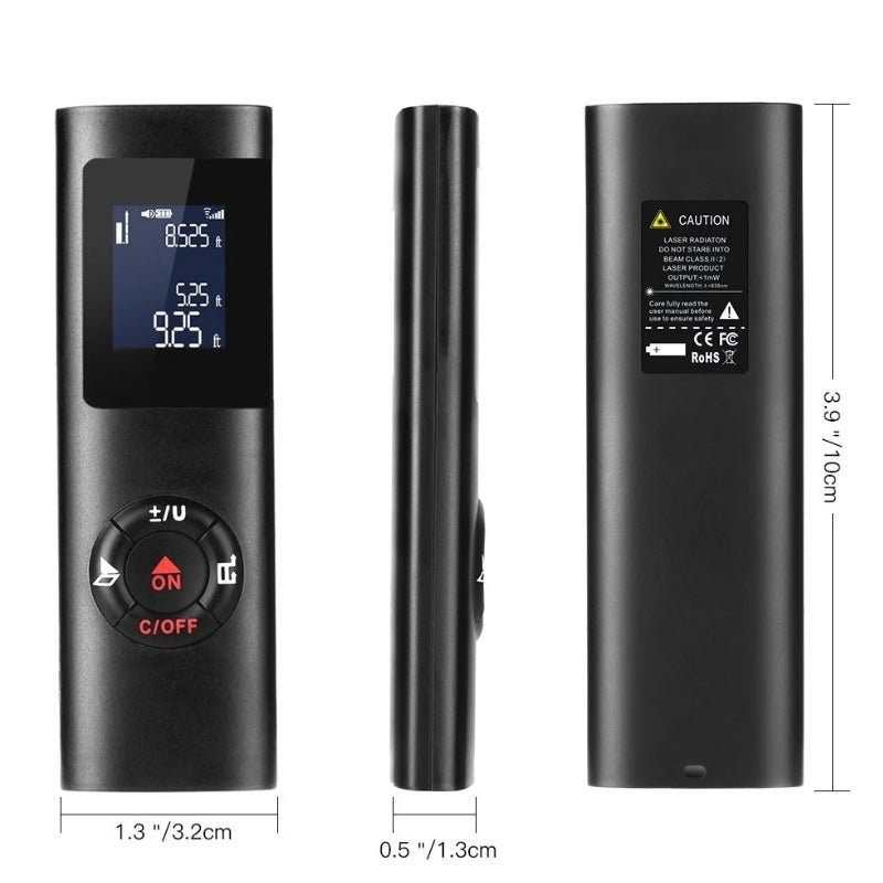 Elektrischer Laser-Distanzmesser | Messen Sie Entfernungen mühelos - RangeQuick