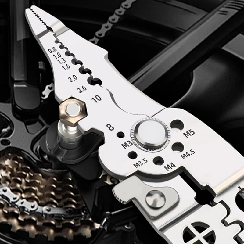 Frendorf |  Multifunktionale Abisolierzange Crimper Kabelschneider Zange