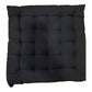 Frendorf | Luxuriöses solides quadratisches Stuhlkissen 40x40x5cm - 100% Baumwolle Kissen für Komfort und Stil
