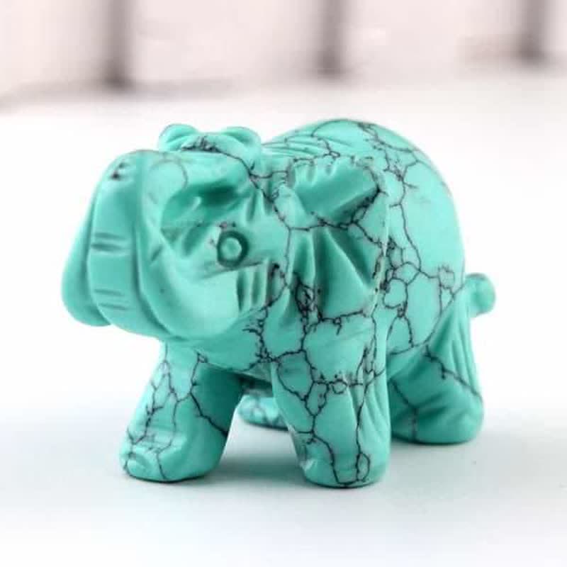 Frendorf Reiki Elefant Figuren Edelstein Dekoration