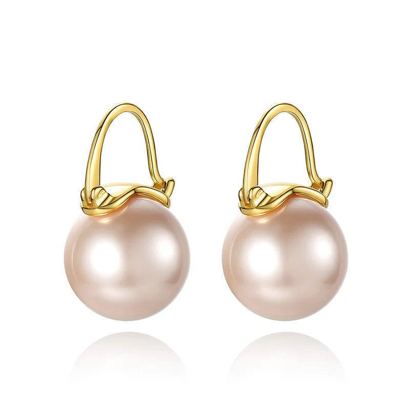 Frendorf | Black pearl earrings Available in white champagne gray gold and black pearl dangling earrings