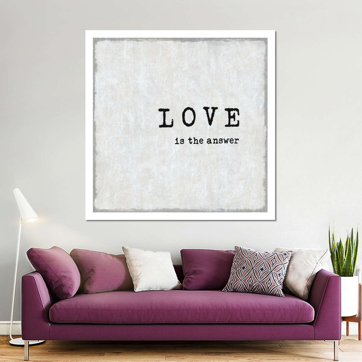 Frendorf | Liebe Ist Die Antwort In BW Wandkunst
