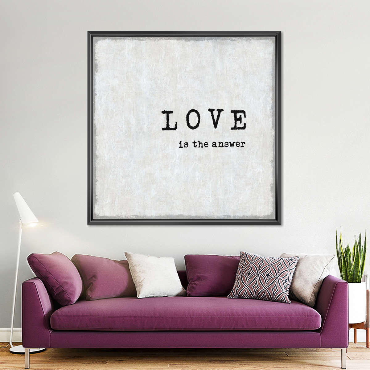 Frendorf | Liebe Ist Die Antwort In BW Wandkunst