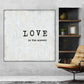 Frendorf | Liebe Ist Die Antwort In BW Wandkunst