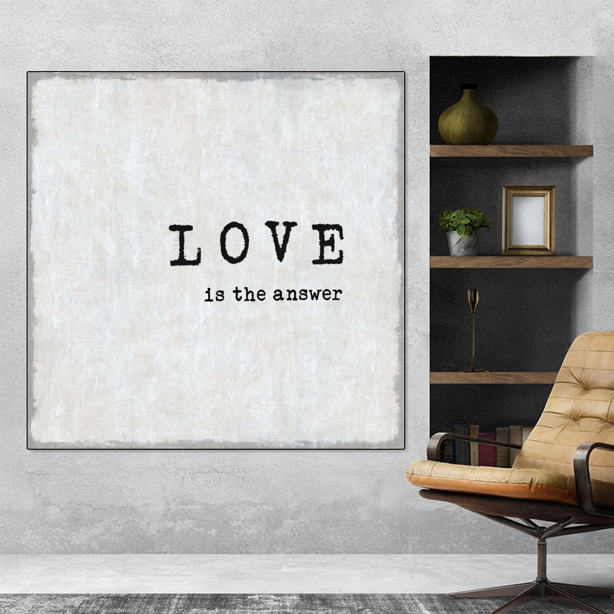Frendorf | Liebe Ist Die Antwort In BW Wandkunst