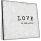 Frendorf | Liebe Ist Die Antwort In BW Wandkunst