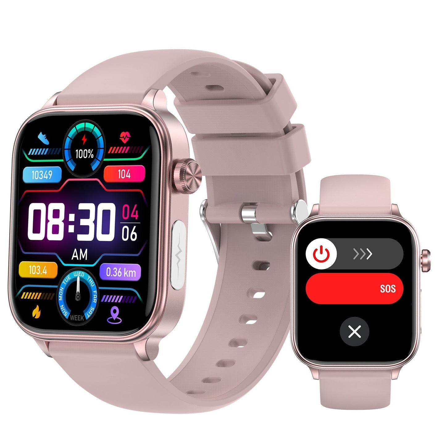 Frendorf | Außergewöhnliches Gesundheitsübungsmanagement ECG Bluetooth-Anruf SOS-Notruf