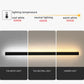 Lineare schwarze minimalistische LED-Außenwandleuchte
