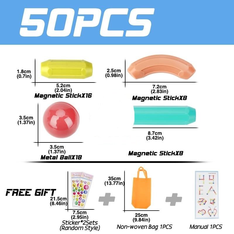 Frendorf | Bildungs-Magnet-Bausteine-Spielset