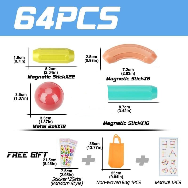 Frendorf | Bildungs-Magnet-Bausteine-Spielset