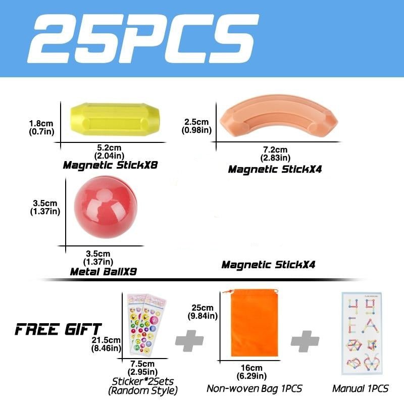 Frendorf | Bildungs-Magnet-Bausteine-Spielset